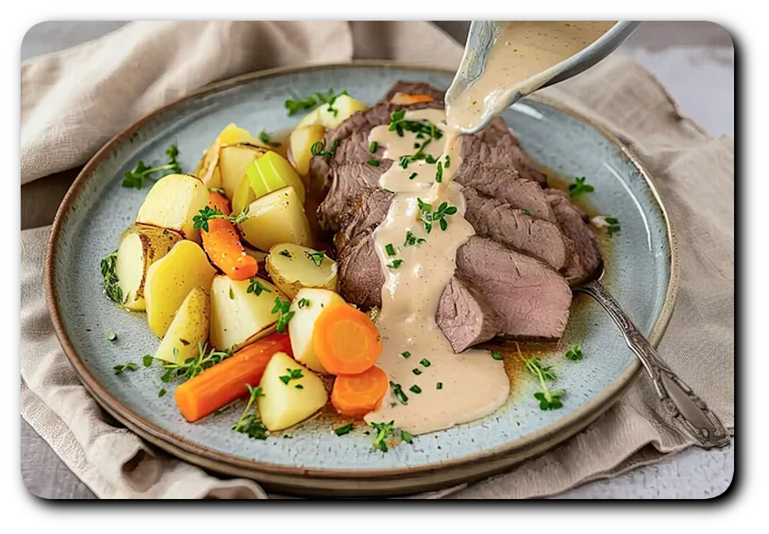 tafelspitz mit meerrettichsosse