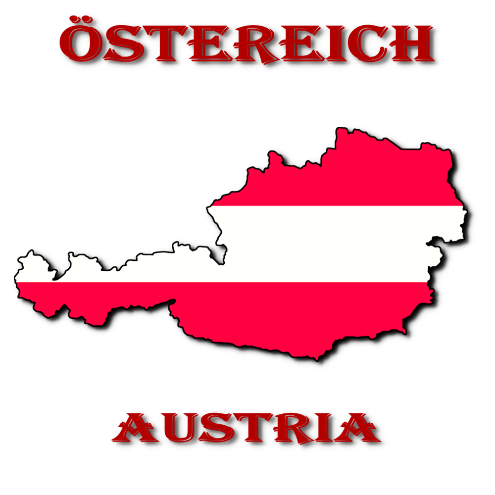 Austria mit Text