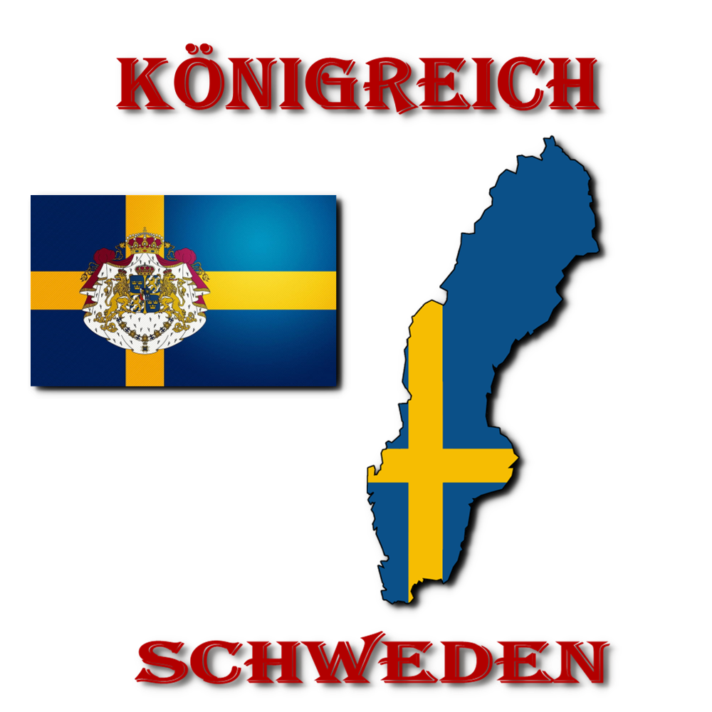 Sweden mit Text